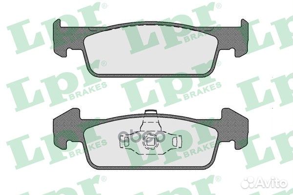 Колодки тормозные дисковые 05P1796 05P1796 Lpr