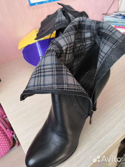 Полусапожки жён.натуральная кожа 36