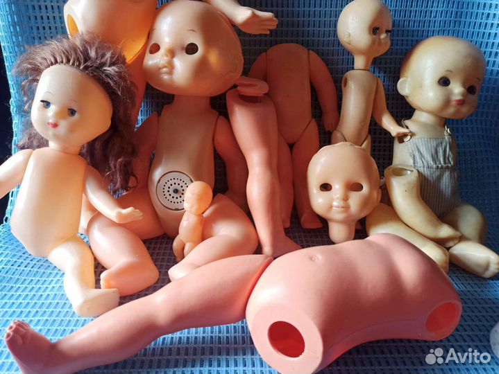 Куклы кукла СССР на запчасти одним лотом