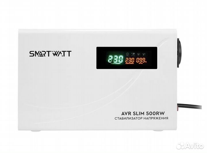 Стабилизатор напряжения smartwatt AVR slim 500RW