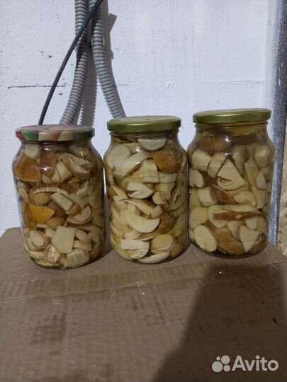 Белые грибы маринованные