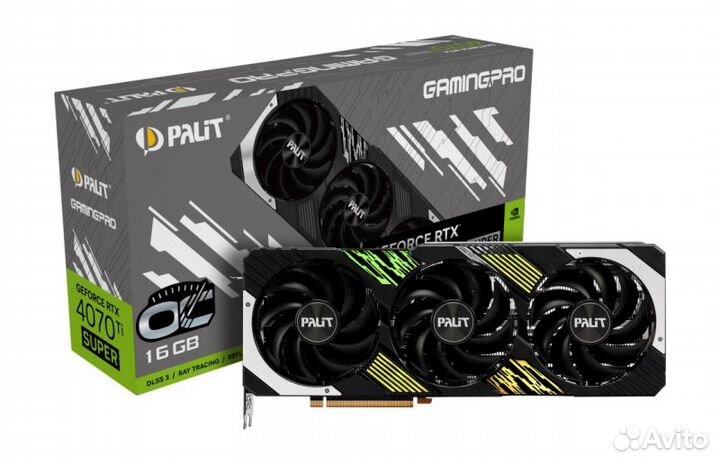 Видеокарта Palit RTX 4070 Ti Super GamingPro OC 16