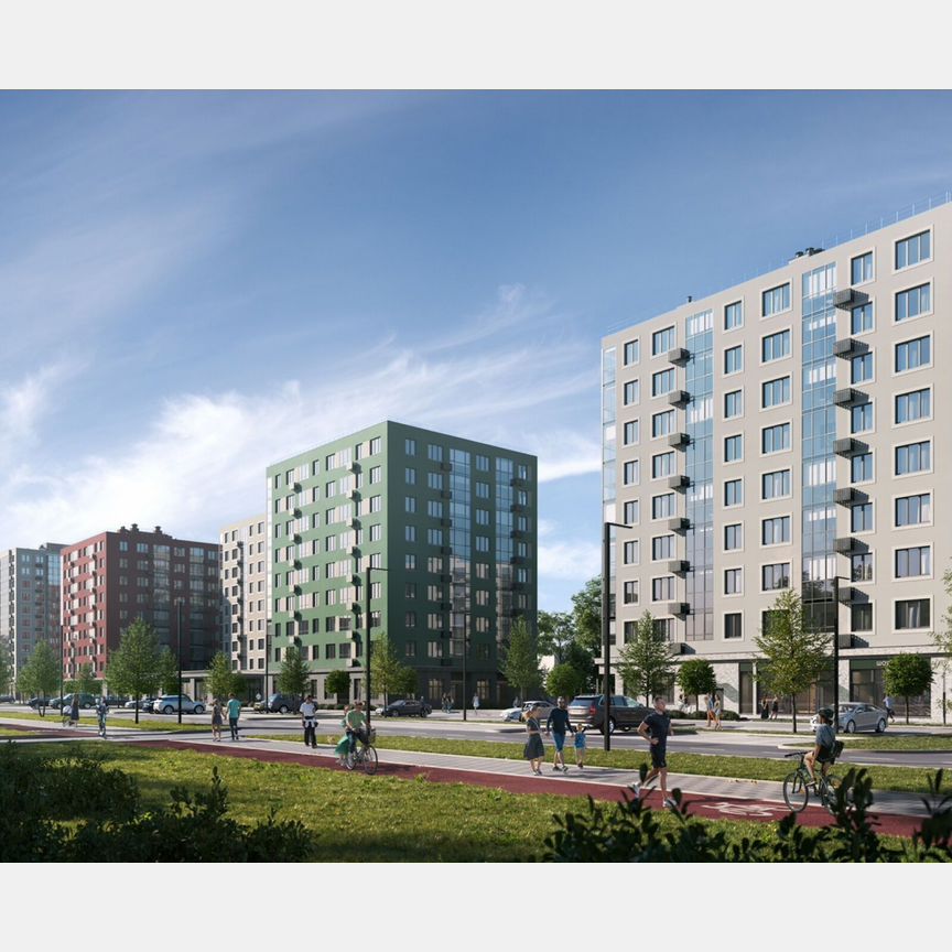 1-к. квартира, 35,1 м², 4/9 эт.