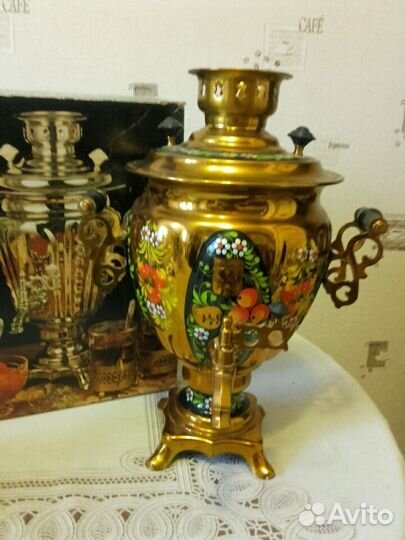 Самовар электрический расписной