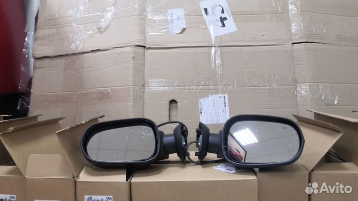 Зеркало малое электрическое renault logan (05-14)