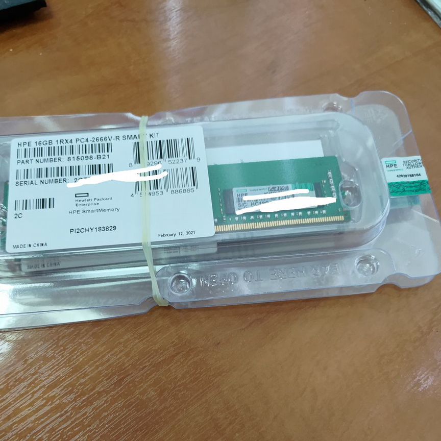 [815098-B21/840757-091] Оперативная Память Hpe 16gb