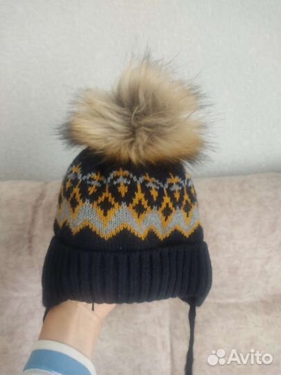 Шапка для мальчика 44-46