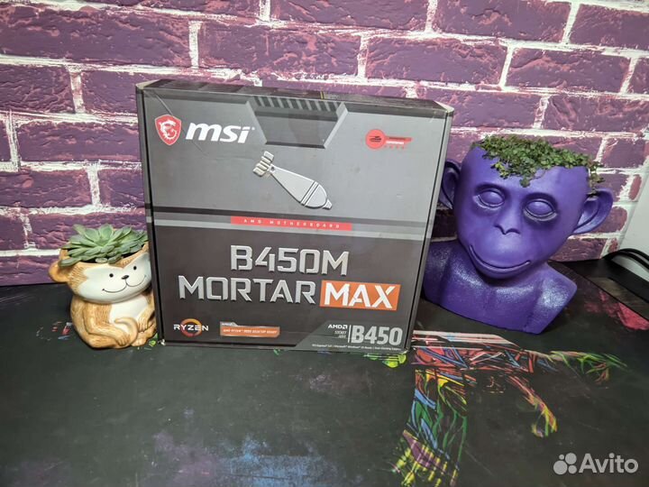 Материнская плата AM4 b450