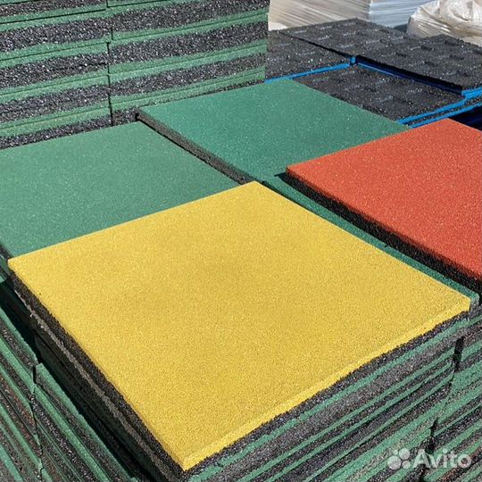 Плитка из резиновой крошки. Бесшовное покрытие