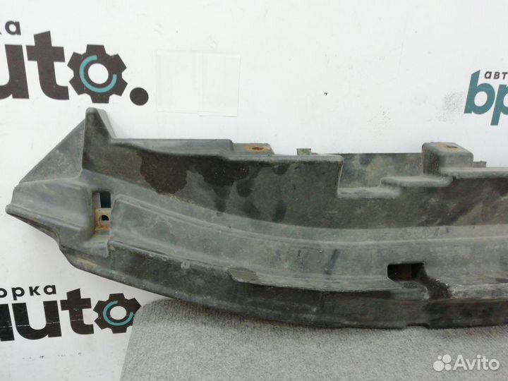 Защита переднего бампера пластик рифленая