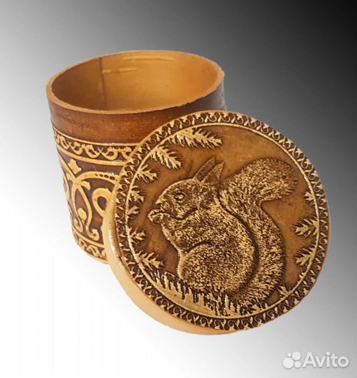 Баночки для специй из бересты