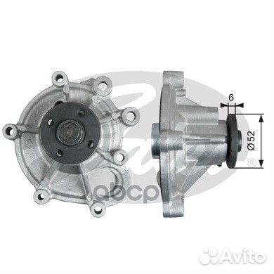 Водяной насос привода вспомогательных агрегатов