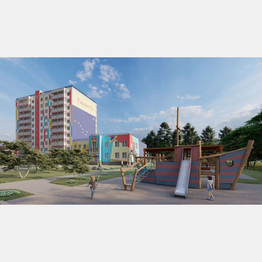 1-к. квартира, 58,5 м², 1/10 эт.
