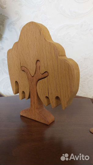 Деревянная фигурка Ива, паззл, игрушка из дерева