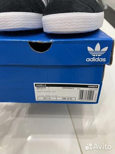 Оригинал Adidas gazelle черные black