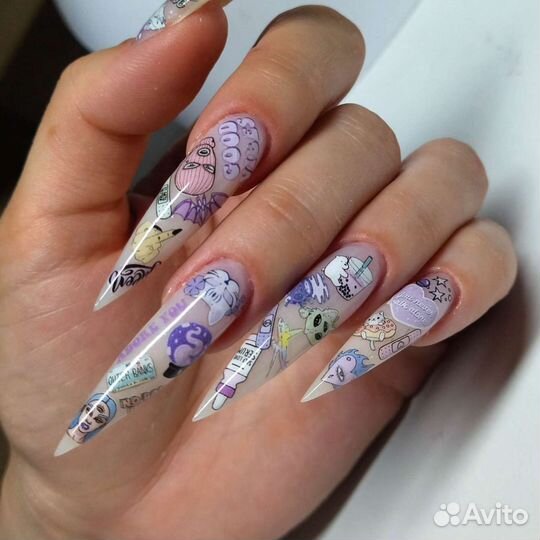 Наращивание ногтей маникюр