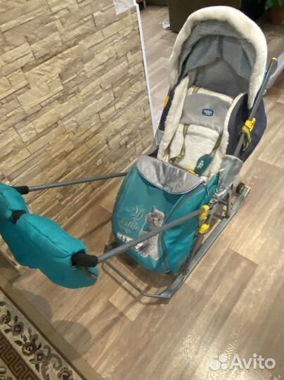 Коляска санки