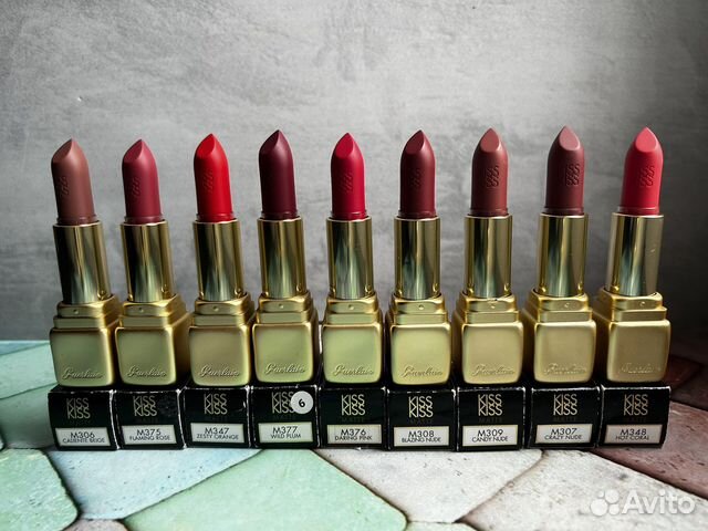 Губная помада guerlain Kiss Kiss Matte