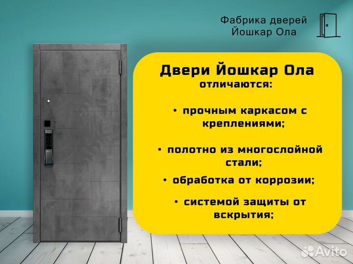 Входная дверь SMART с биометрическим замком