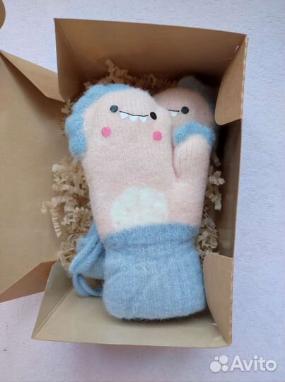 Рукавички от 0 до 1,5 лет, динозаврики