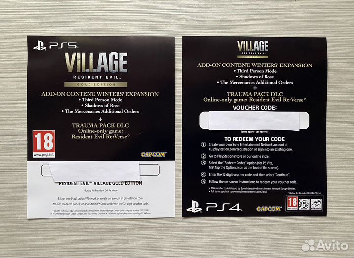 DLC Код Shadows of Rose Resident Evil Village PS4