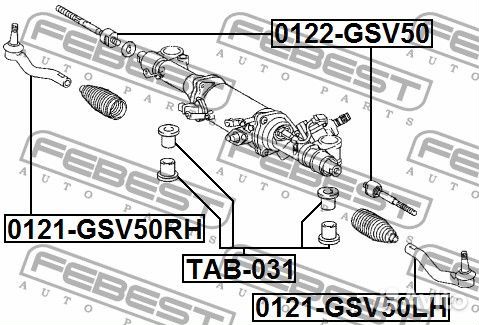 Тяга рулевая