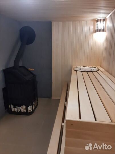 Семейная баня на дровах