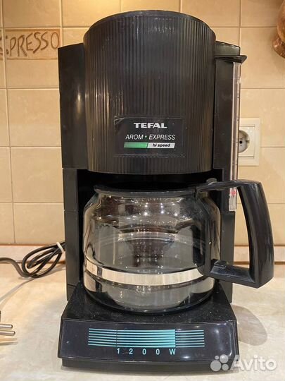 Кофеварка Tefal Arom Express hi speed черная