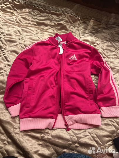Кофта толсовка Adidas на молнии оригинал