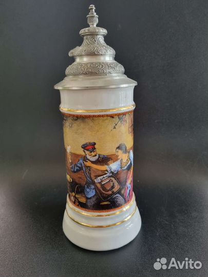 Кружки пивные Германия, стакан Рига, кружка Чехия