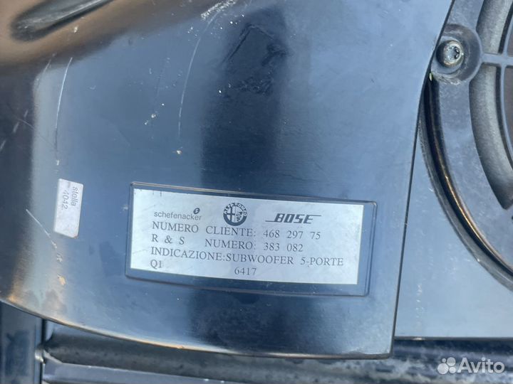 Усилитель+сабвуфер bose Alfa Romeo 147