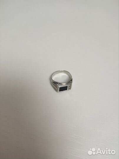 Мужской перстень серебро