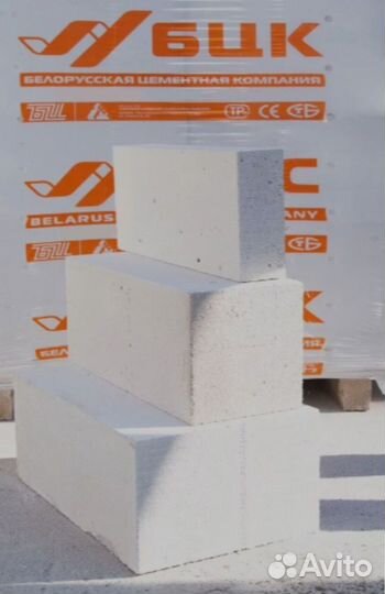 Газобетонный блок бцк