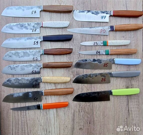 Кухонный нож ручной работы