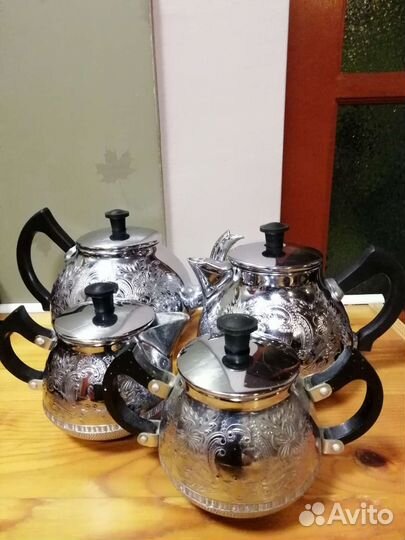Чайно/кофейный набор СССР (4 предмета)
