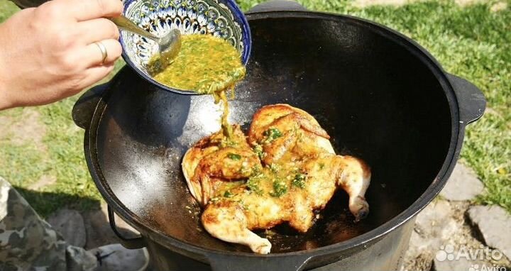 Казан чугунный