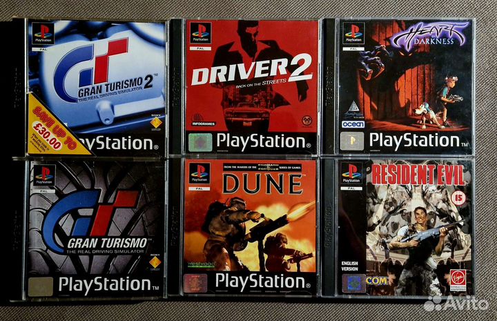 Лицензия PS1 рег. PAL и ntsc-U