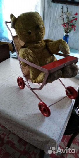 Коляска кукольная ретро. Антиквариат