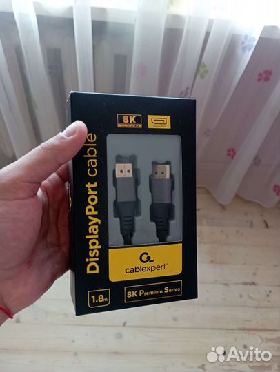 Кабель displayport - displayport cablexpert 8k