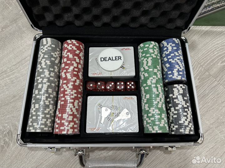 Покерный набор в алюминевом кейсе 200шт