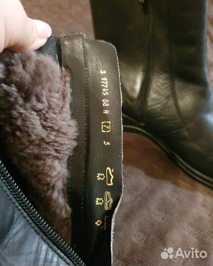 Полусапожки зимние женские 41