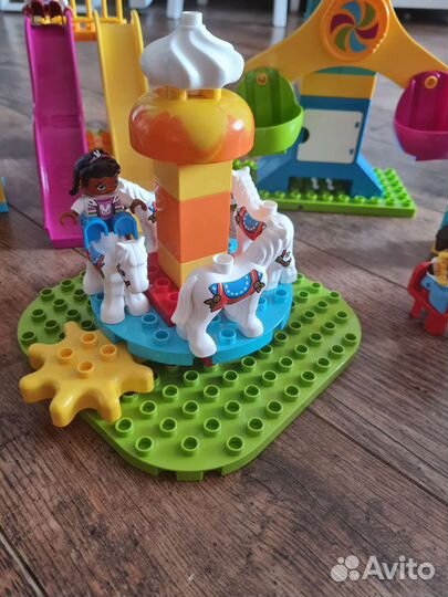 Конструктор lego duplo Большой парк Аттракционы
