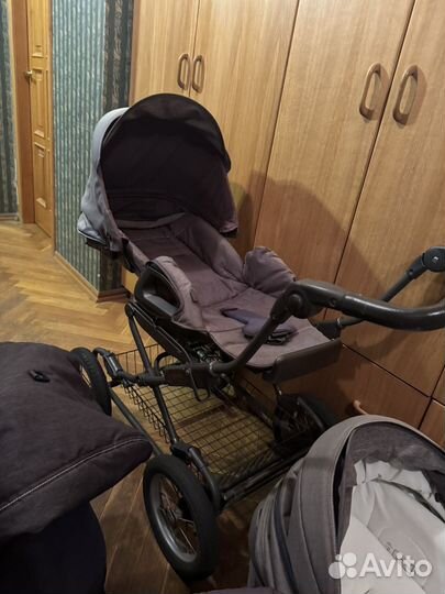 Коляска inglesina sofia denim на шасси ergo bike