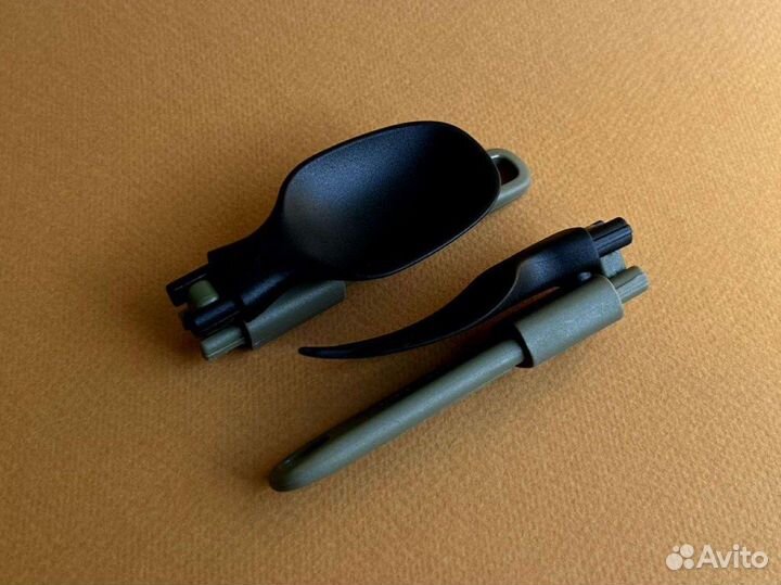 Ложка и вилка для еды туристические складные