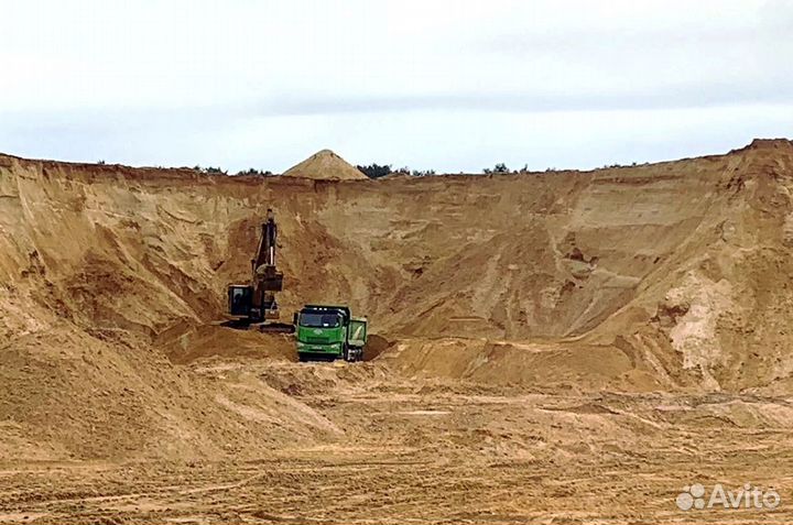 Песок, щебень