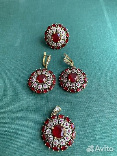 Серебряные серьги, кулоны, кольца