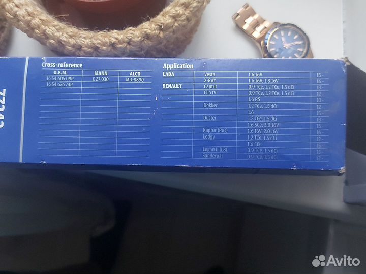 Воздушный фильтр nac 77242 vesta Logan 2 sandero