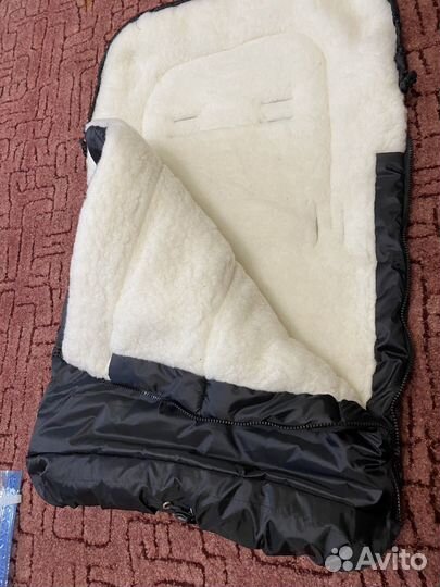 Зимний конверт в коляску