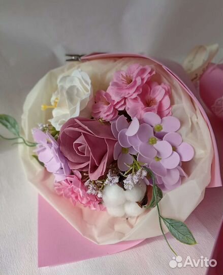 Букет цветов из мыла