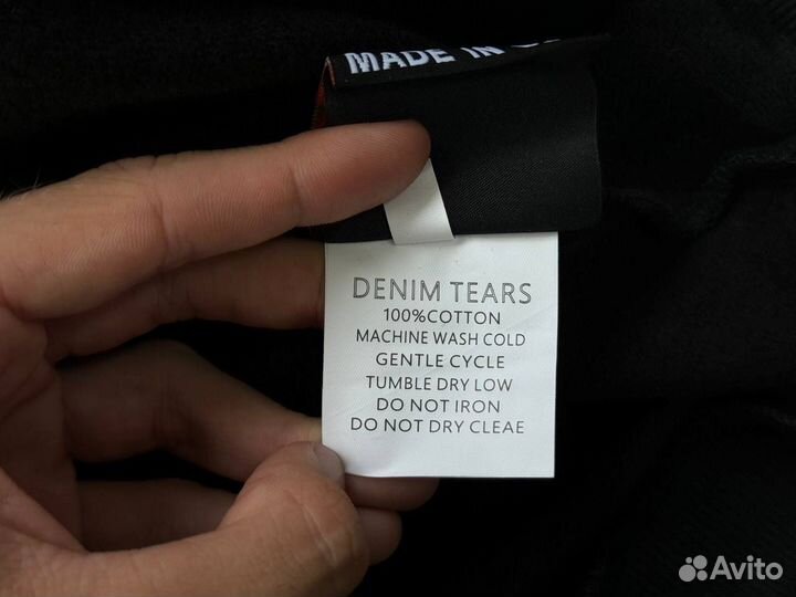 Толстовка Denim tears черная